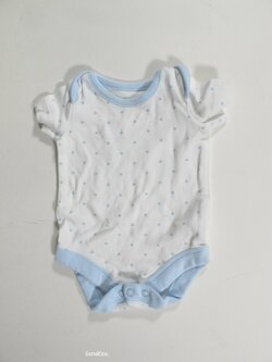 Body modro bílé pro kluky secondahnd Body modro bílé pro kluky secondahnd