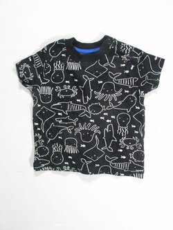 Triko pro kluky černo modré secondhand Triko pro kluky černo modré secondhand