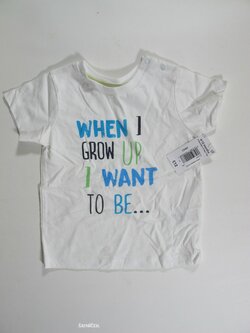 Triko bílé pro kluky  outlet