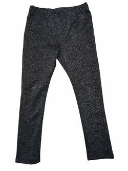 Tmavé kalhoty pro holky se třpytkami secondhand M&S