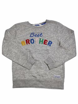 šedá mikina best brother pro kluky secondhand šedá mikina best brother pro kluky secondhand