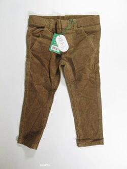Hnědé manžestrové kalhoty pro kluky  outlet