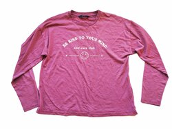 Vínové triko s dlouhým rukávem pro holky secondhand George Vínové triko s dlouhým rukávem pro holky secondhand George