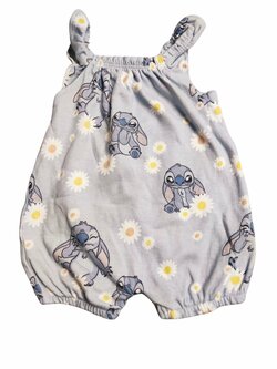 Modrý overal s obrázky Disney pro holky secondhand 