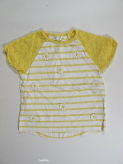 Triko bílo žluté pro holky secondahnd Triko bílo žluté pro holky secondahnd