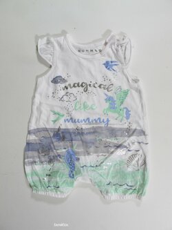 Letní overal pro holky bílý secondhand Letní overal pro holky bílý secondhand