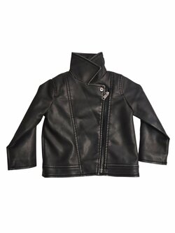 Černá koženková bunda pro holky secondhand Primark Černá koženková bunda pro holky secondhand Primark