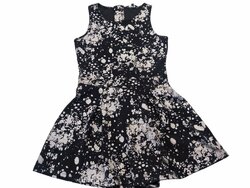 Overal černý se stříbrnými skvrnami secondhand