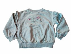 Zelinkavá mikina s volánky pro holky secondhand Next