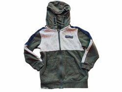 Zelená mikina s kapucí pro kluky secondhand George