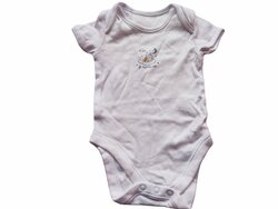 Body bílé krátké pro kluky s obrázkem secondhand