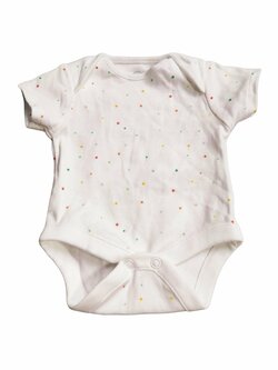 Bílé body s hvězdičkami secondhand Next