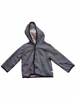 Modrá pruhovaná mikina pro kluky secondhand Jasper Conran