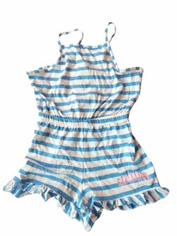 Pruhovaný overal pro holky na ramínkách outlet Only