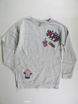 Mikina pro holky šedá secondahnd Mikina pro holky šedá secondahnd