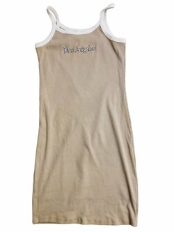 Světlé šaty pro holky na ramínkách secondhand New Look