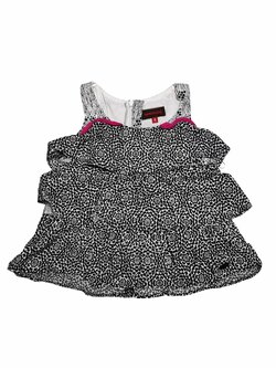 černobílé šatičky pro holčičky secondhand