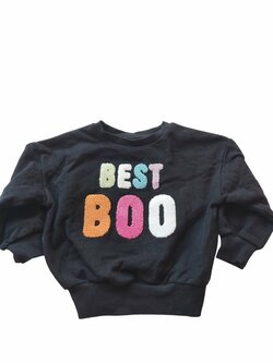 Černá mikina s bavlněným nápisem pro holky secondhand George