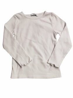 Bílé triko s dlouhým rukávem pro holky secondhand Primark