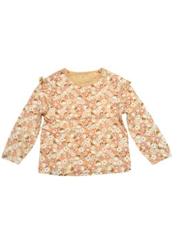 Meruňkové tričko s květinami pro holky secondhand secondhand George Meruňkové tričko s květinami pro holky secondhand secondhand George