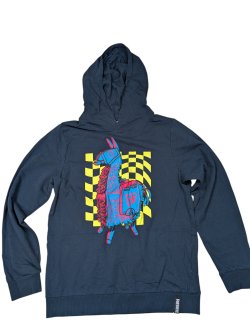 Tmavě modré mikina s potiskem Fortnite secondhand -