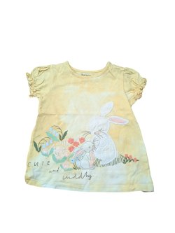 Žluté tričko s králíčky pro holky secondhand secondhand Nutmeg Žluté tričko s králíčky pro holky secondhand secondhand Nutmeg