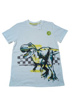 Bílé triko s potiskem pro kluky outlet Nutmeg