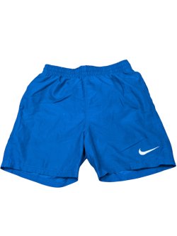 Modré plavkové kraťasy pro kluky secondhand Nike Modré plavkové kraťasy pro kluky secondhand Nike