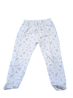 Krémové tepláčky s květinami pro holky secondhand secondhand Next Krémové tepláčky s květinami pro holky secondhand secondhand Next