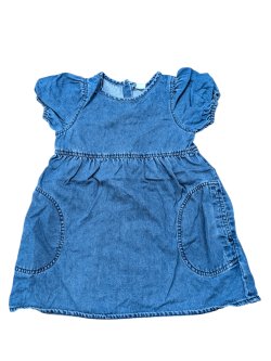 Džínové šaty s kapsami pro holky secondhand  secondhand Next