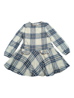Kárované šaty s dlouhým rukávem pro holky secondhand Mayoral