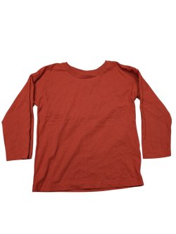 Cihlové triko s dlouhý rukávem pro kluky secondhand - Cihlové triko s dlouhý rukávem pro kluky secondhand -