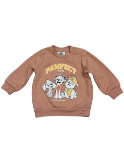 Hnědá mikina tlapková patrola secondhand secondhand Rebel-primark