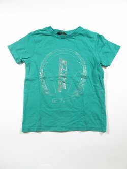 Zelené triko s obrázkem second hand Zelené triko s obrázkem second hand