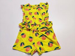 Žlutý overal s pomeranči pro holky kr. rukáv outlet Žlutý overal s pomeranči pro holky kr. rukáv outlet