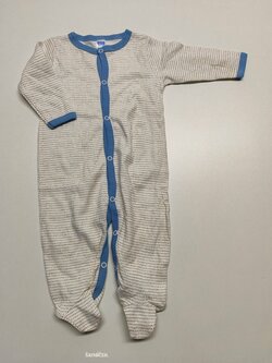 Bílé dupačky se vzorem pro kluky secondhand