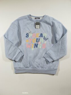 Sv modrá mikina s nápisem outlet Sv modrá mikina s nápisem outlet