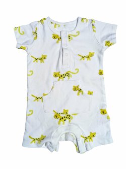 bílé dupačky s tygříkem secondhand mark and spencer 