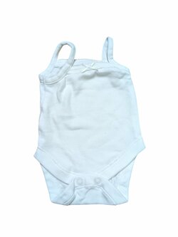 bílé body s mašličkou pro holky secondhand primark