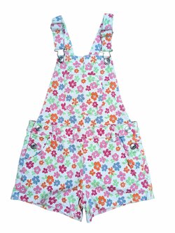 Bílý overal kytkovaný pro holky secondhand Primark