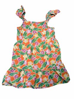 oranžové šaty s květinovým vzorem pro holky secondhand primark oranžové šaty s květinovým vzorem pro holky secondhand primark