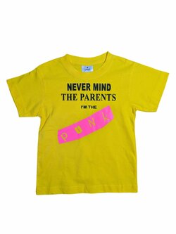 Žluté triko s nápisem pro kluky outlet Uneek Classic Žluté triko s nápisem pro kluky outlet Uneek Classic