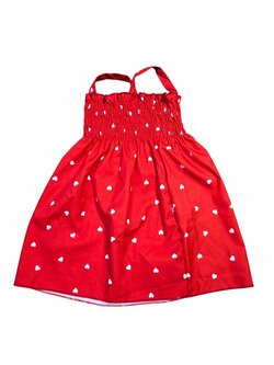 Růžové šaty se srdíčky pro holky secondhand 