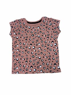 Tmavě růžové triko se vzorem pro holky outlet Primark Tmavě růžové triko se vzorem pro holky outlet Primark