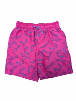 Vínové kraťasy plavkové s krokodýlem pro kluky secondhand George