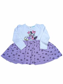 Fialovo bílé šaty Disney pro holky secondhand