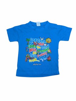 Světle modré triko s obrázkem pro kluky secondhand Anbor BEBE