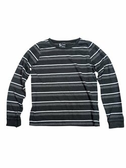 Tmavé triko pruhované pro kluky secondhand TU