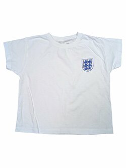 Bílé triko s obrázkem pro kluky secondhand Football Association