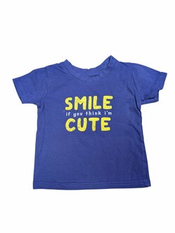 Modré triko s nápisem pro kluky secondhand George